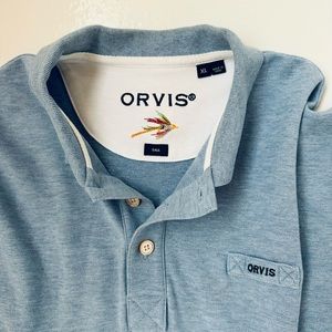 Men's Orvis short sleeve polo size XL tall